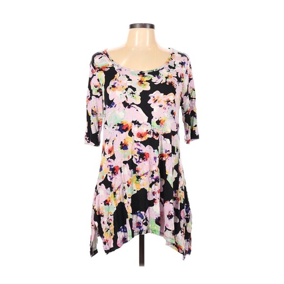 Cable & Gauge Womens Floral Tunic Dress L - Picture 1 of 5